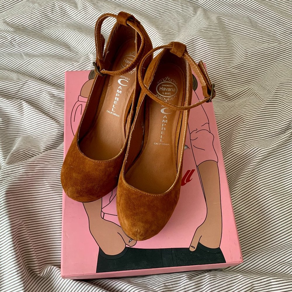 JEFFREY CAMPBELL ADELAIDE PLATFORM WEDGE HEEL